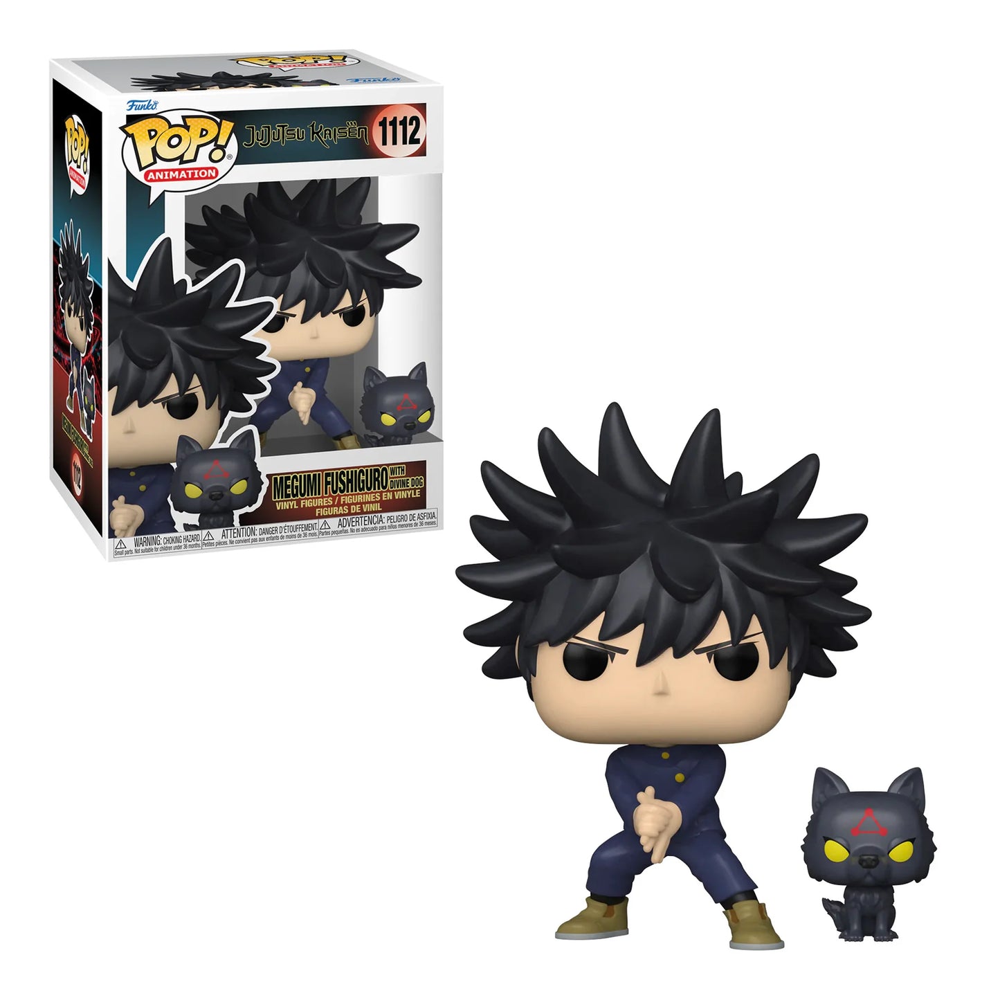 Funko Pop! Megumi Fushiguro With Devine Dog Jujutsu