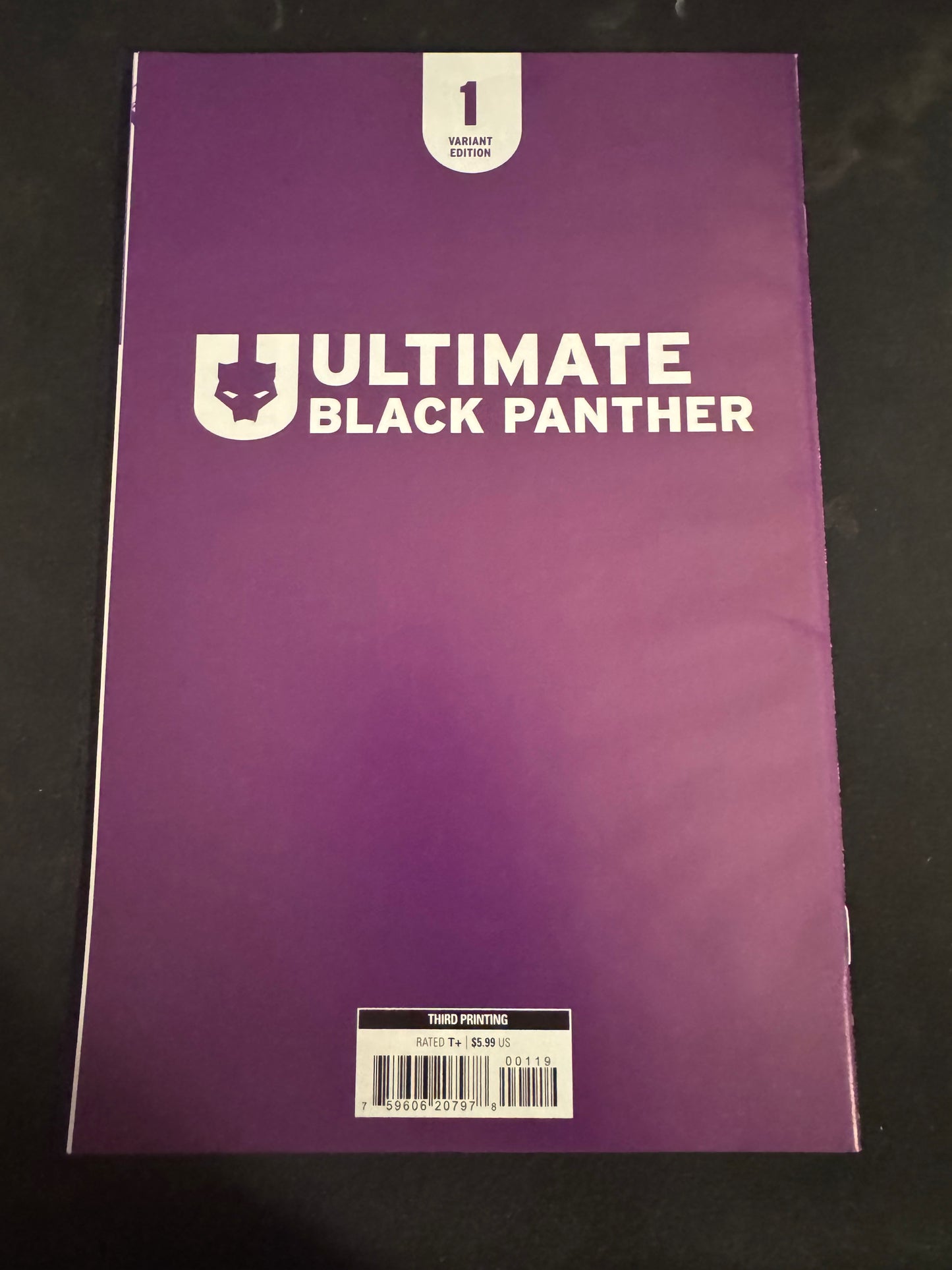 Ultimate Black Panther Issue #1 - Stefano Caselli - 3rd Print - Virgin (1:25)