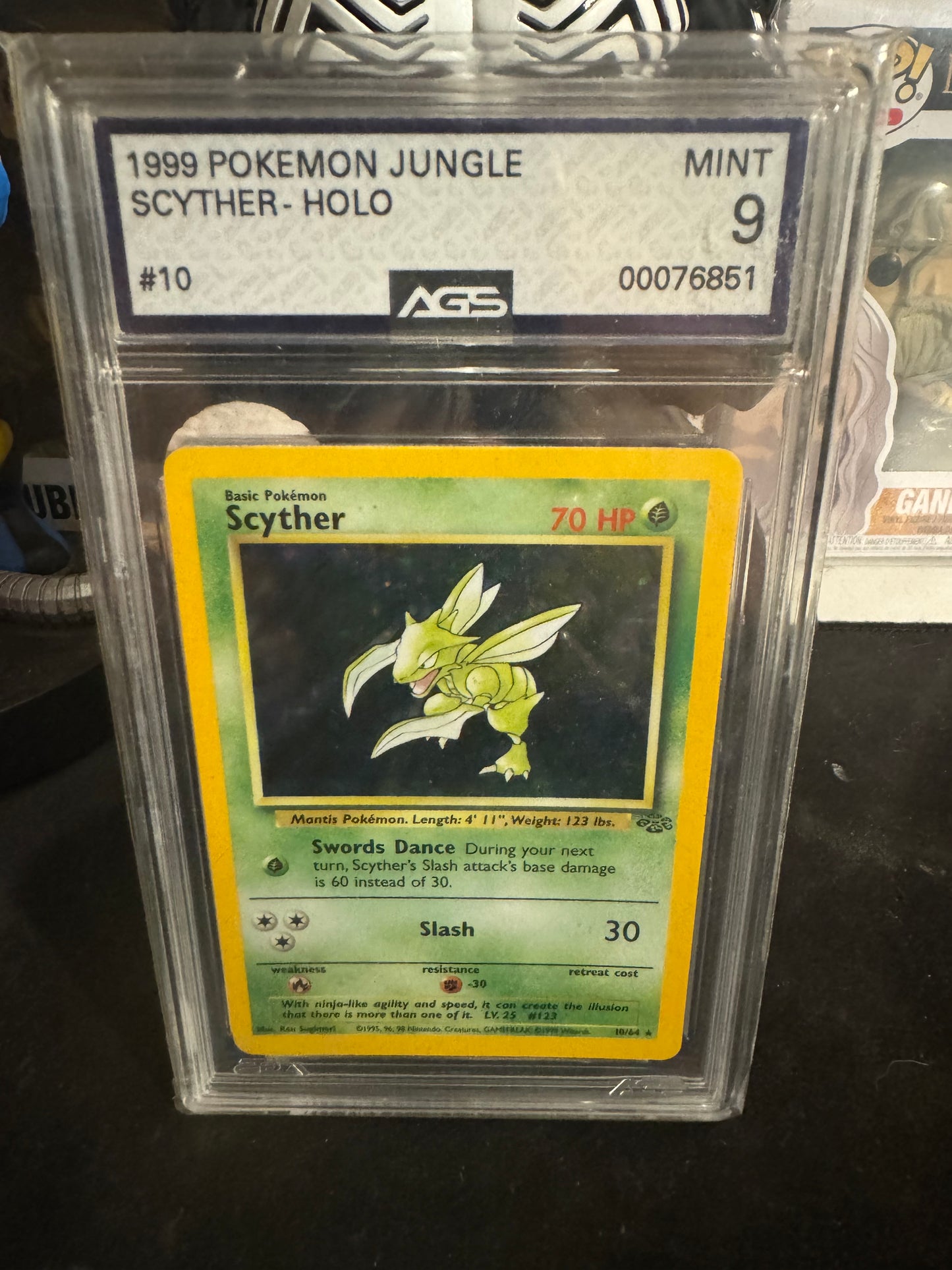 1999 Pokemon Jungle Scyther - Holo