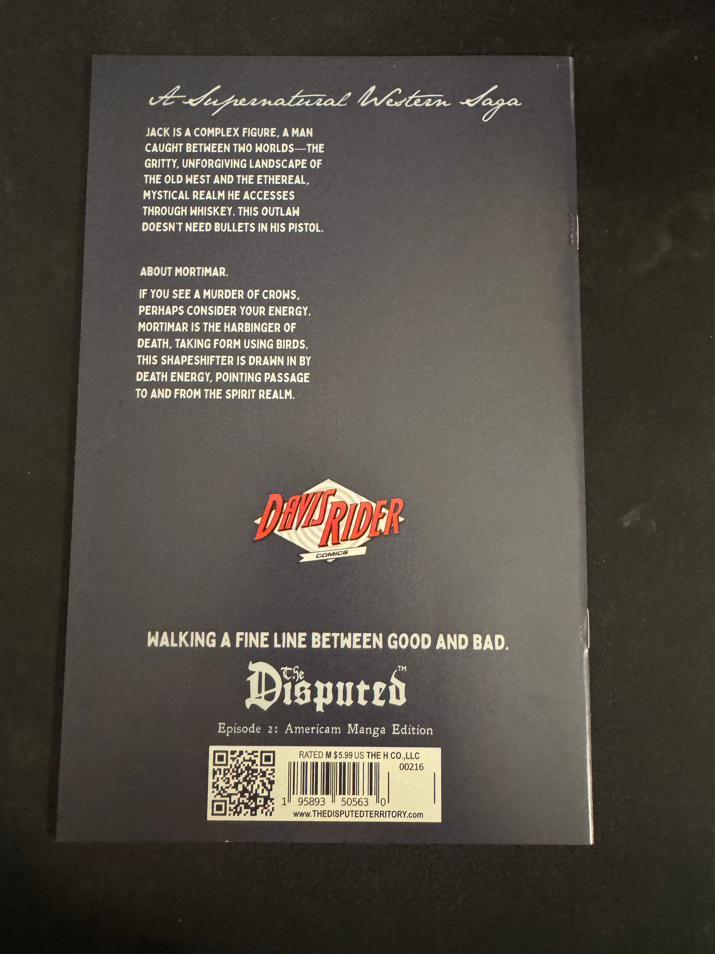 The Disputed Territory Issue #2 - Danny Ingrassia - 2024 C2E2 - Big Time Collectibles - Virgin (Limited 125)