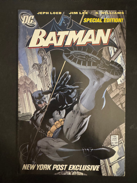 Batman Issue #608 - Jim Lee - New York Post Special Edition Reprin