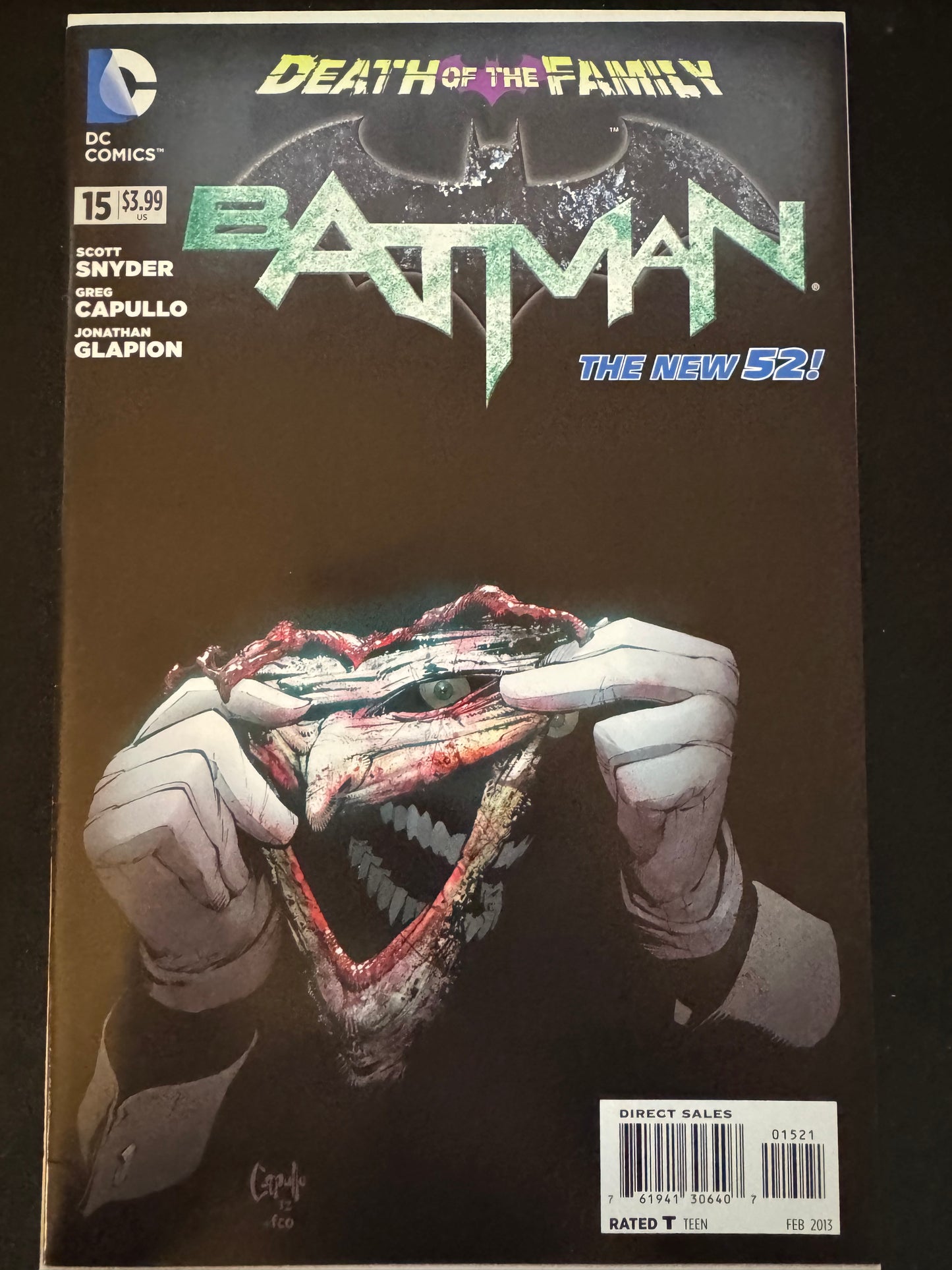 Batman Issue #15 - Greg Capullo Variant Cover