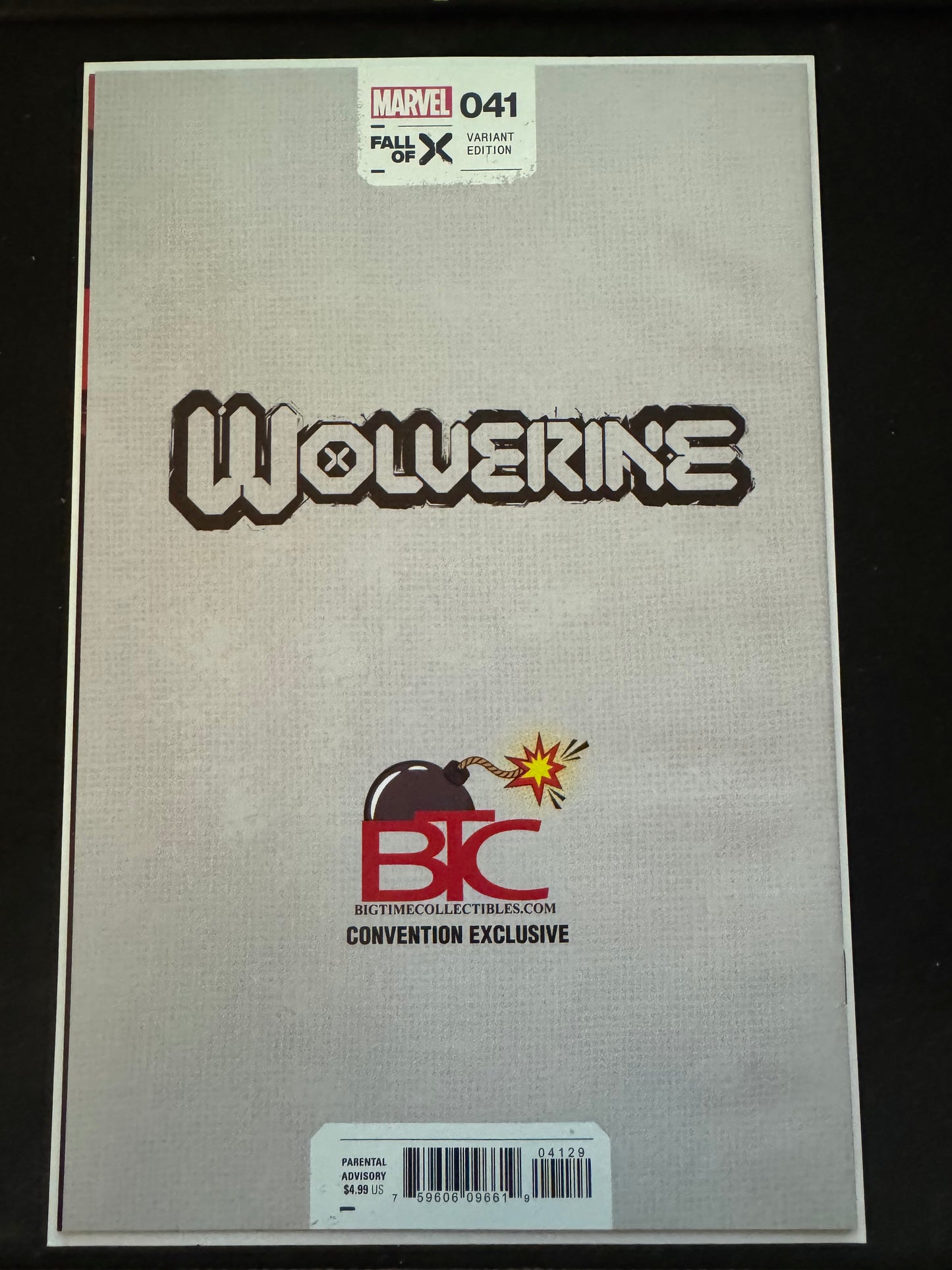 Wolverine Issue #41 - Mico Suayan - Big Time Collectibles - Color Splash Virgin (Limited 999)