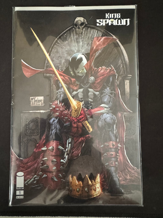 King Spawn #1 (First appearance of Komox) Cover B