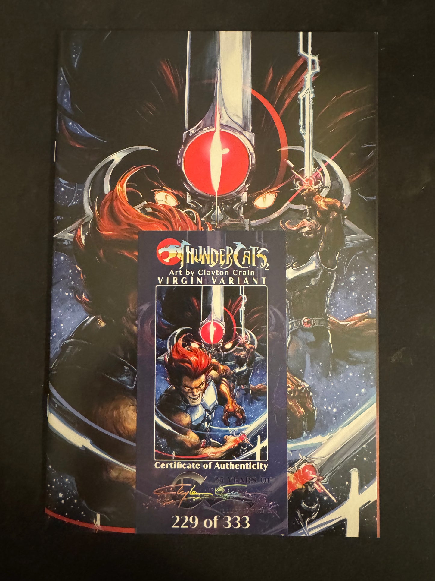 Thundercats Issue #2 - Clayton Crain - Webstore - Virgin (Limited 333)