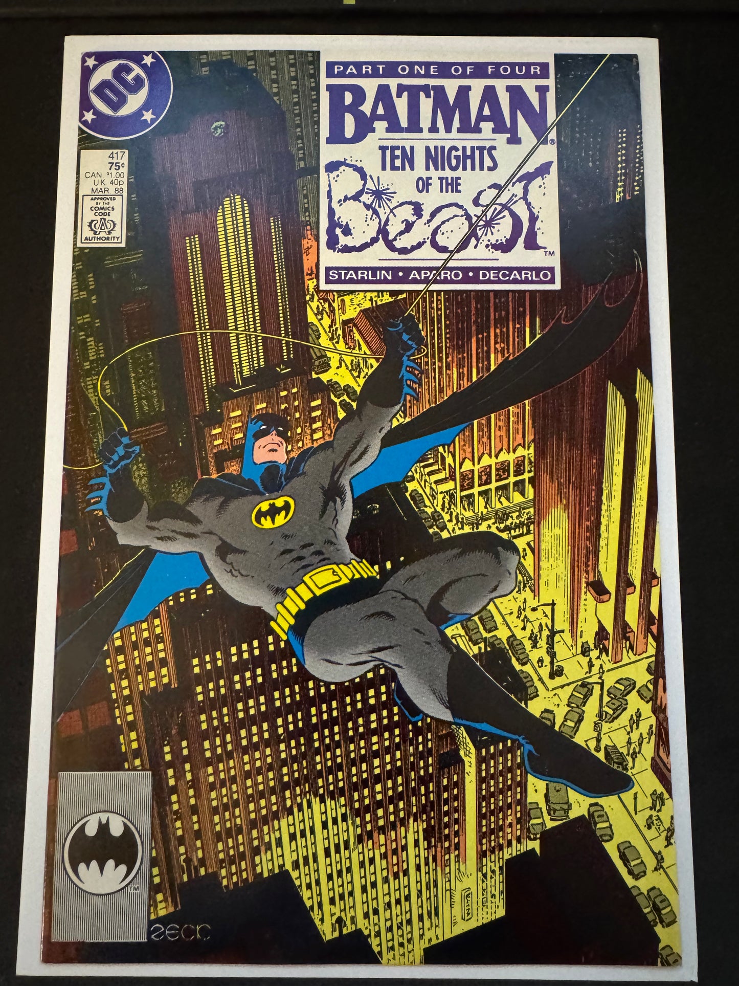 Batman Issue #417 - Direct Edition