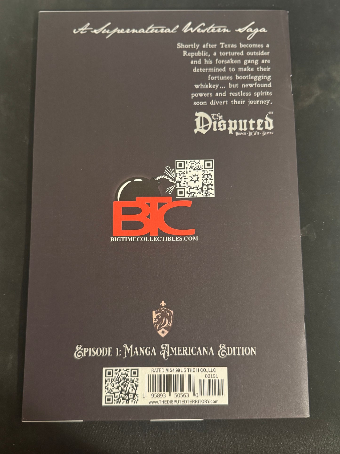 The Disputed Territory Issue #1 - Mico Suayan - 2024 Megacon - Big Time Collectibles - B&W Virgin (Limited 250)